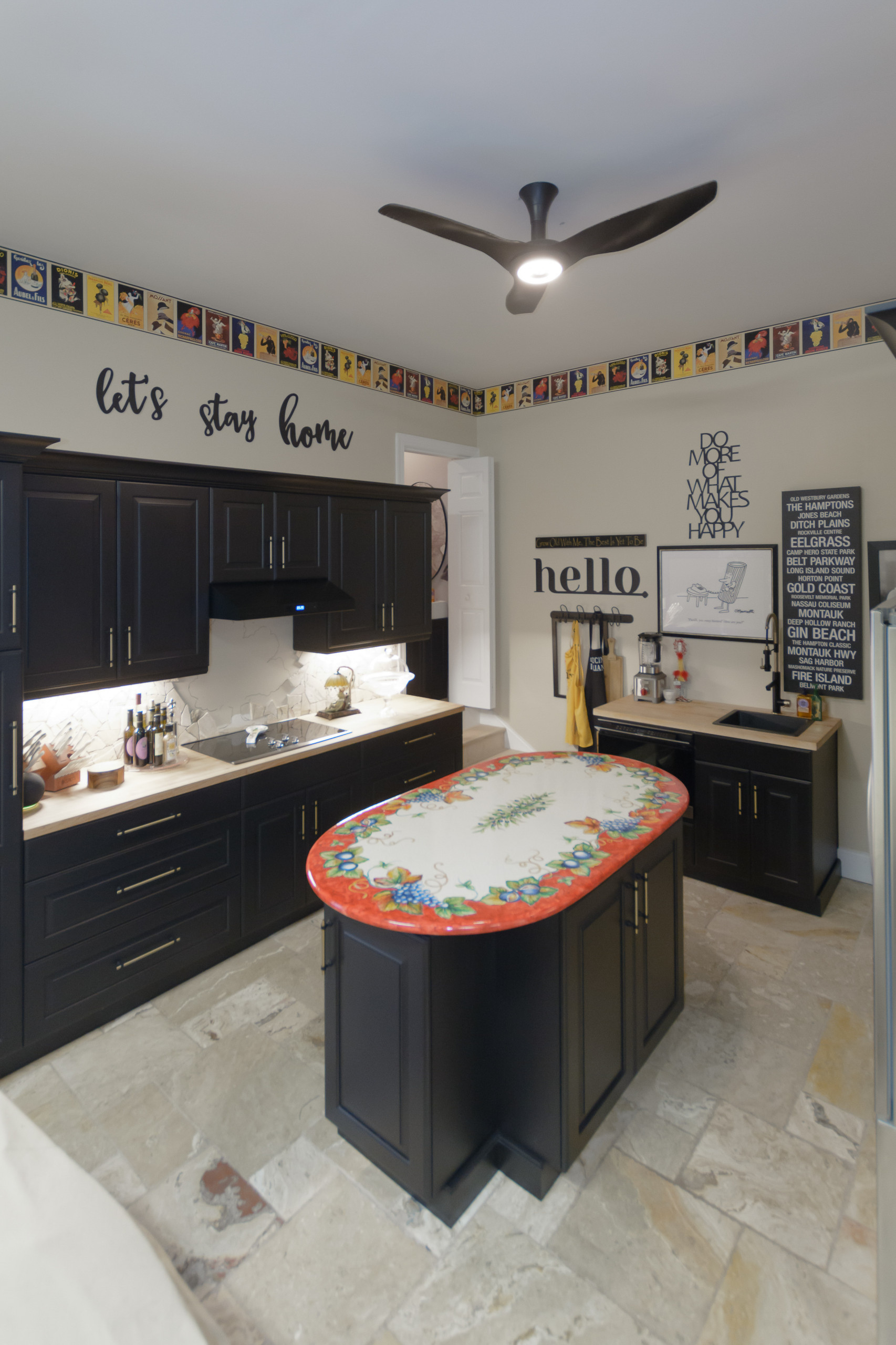 Wachesaw Italy inspired garage kitchen