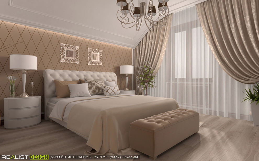 Спальня. Коттэдж по ул. Зелёная. Сургут. 2016