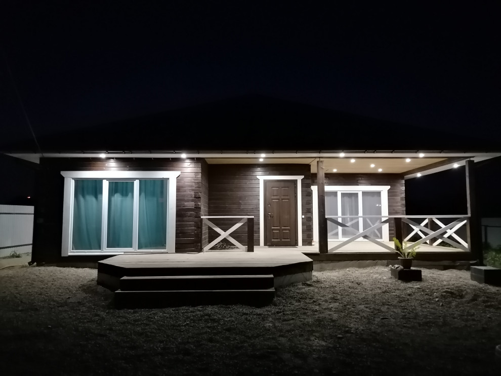 Двухэтажный дом из газобетона