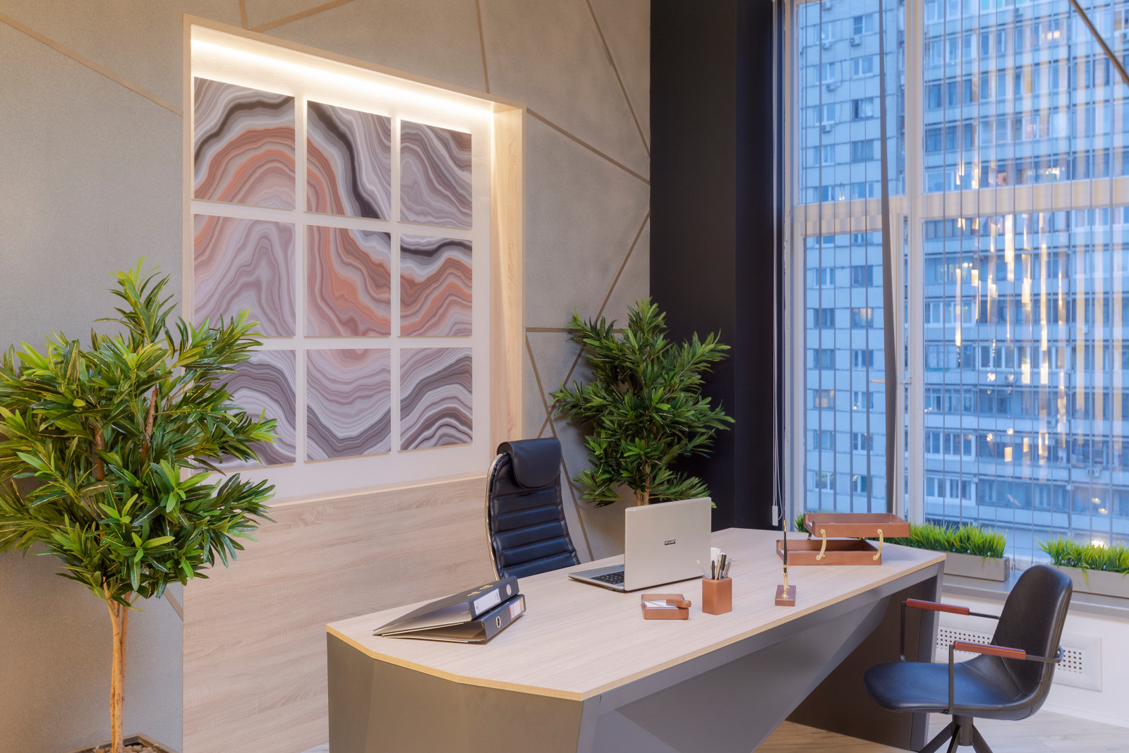 The Delta interior design | decorative office space