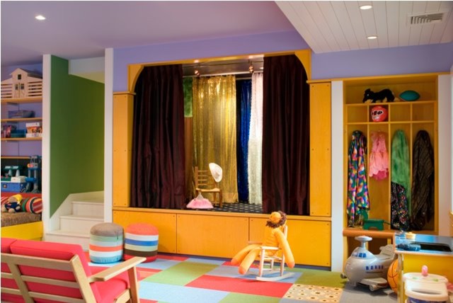 Inspiration for a modern kids' room in Boston.