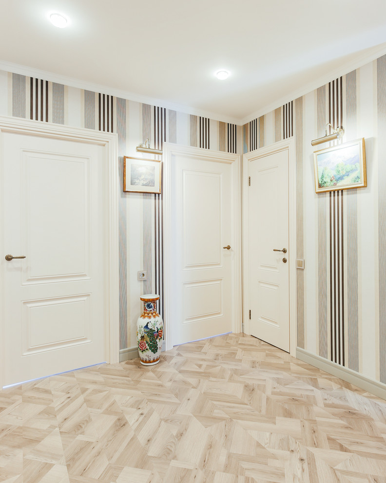 Дизайн-проект трёхкомнатной квартиры с яркой кухней