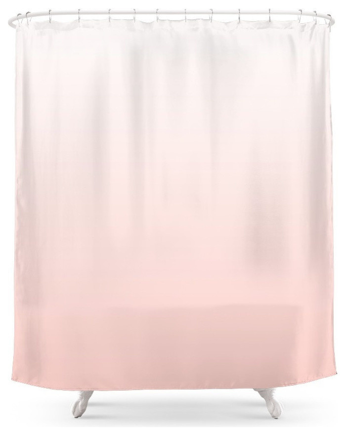 Pink Ombre Shower Curtain