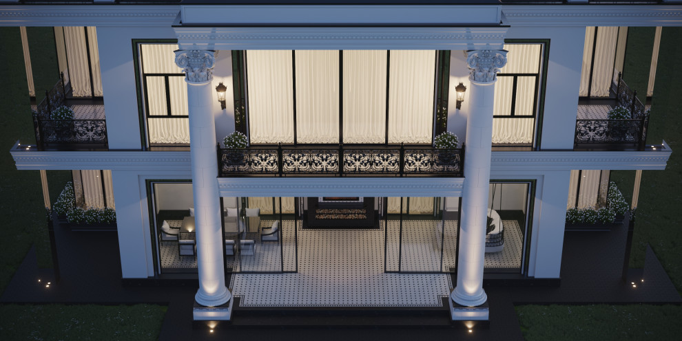 Разработка и оформление проекта загородной резиденции в классическом стиле