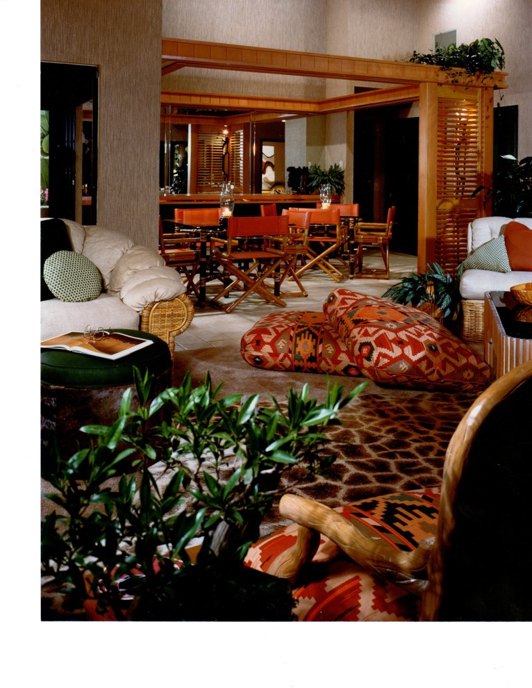 African theme interior - Boca Raton, FL - Tropical - Miami - by BayView ...