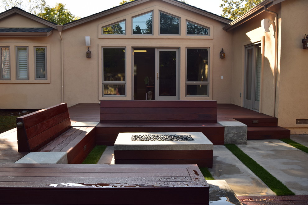 IPE Deck and Seating area