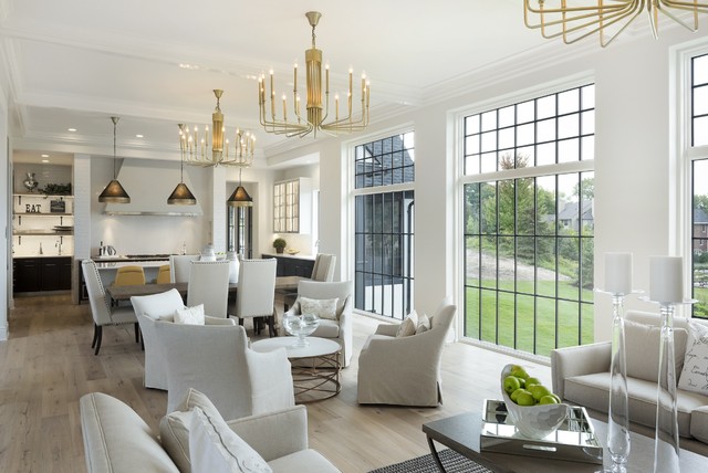 2016 Fall Parade Model Home nyklassisk-dagligstue