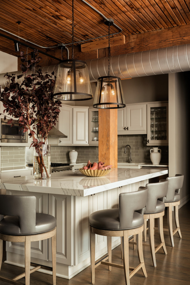 Kitchen - transitional kitchen idea in Chicago