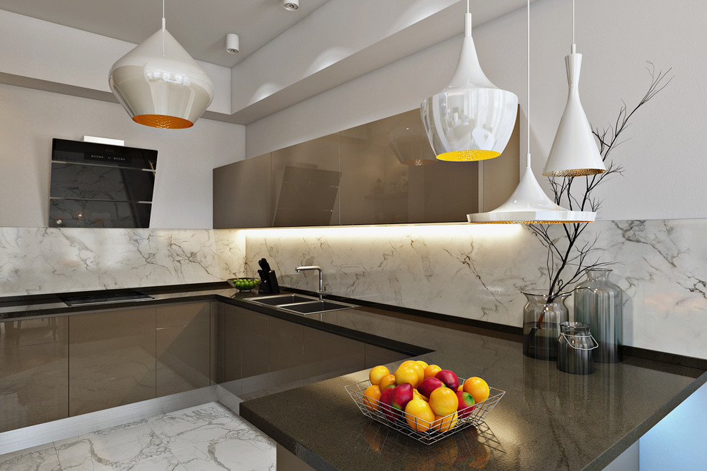 Просторная открытая планировка