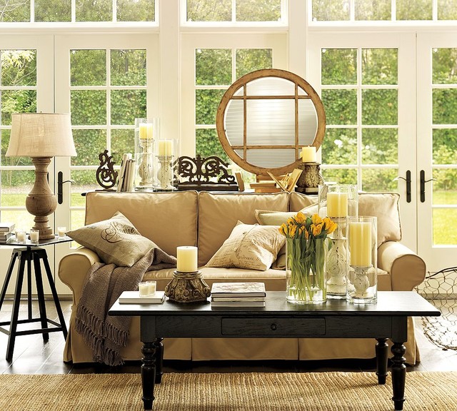 Pottery Barn living room