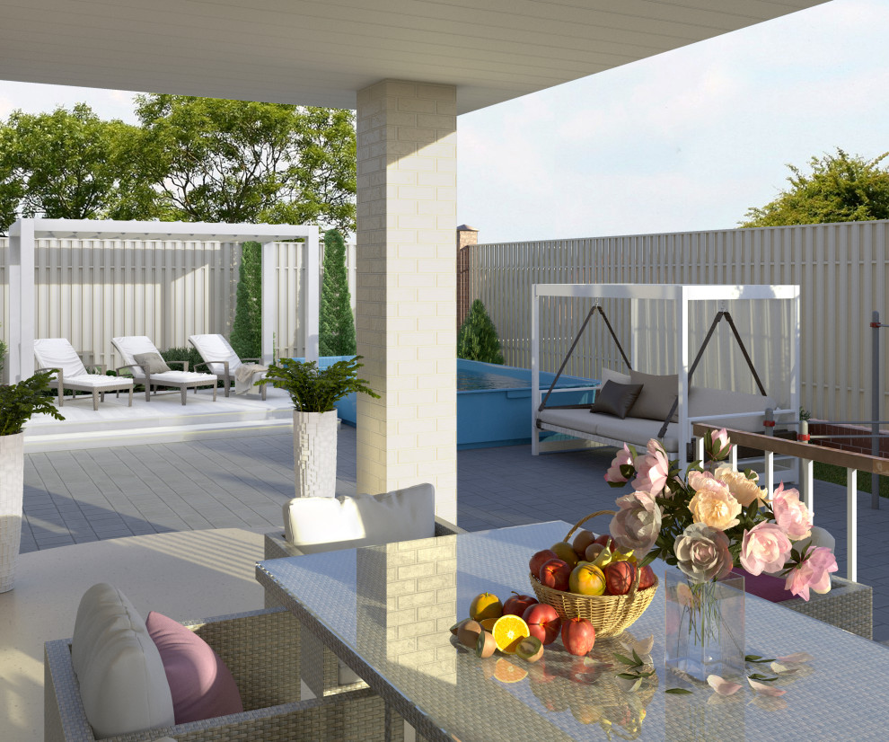 Благоустройство участка загородного дома