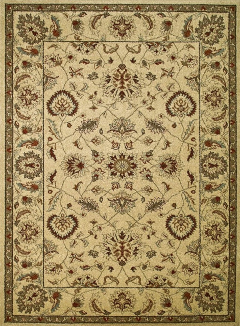 Concord Global Chester 9702 Oushak Rug 3'3"x4'7" Ivory Rug