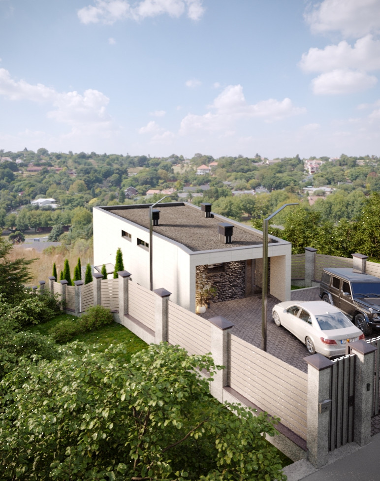 Архитектурный проект современного коттеджа