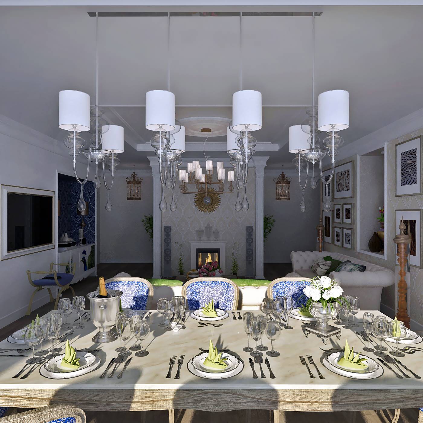 Интерьер квартиры в Астане