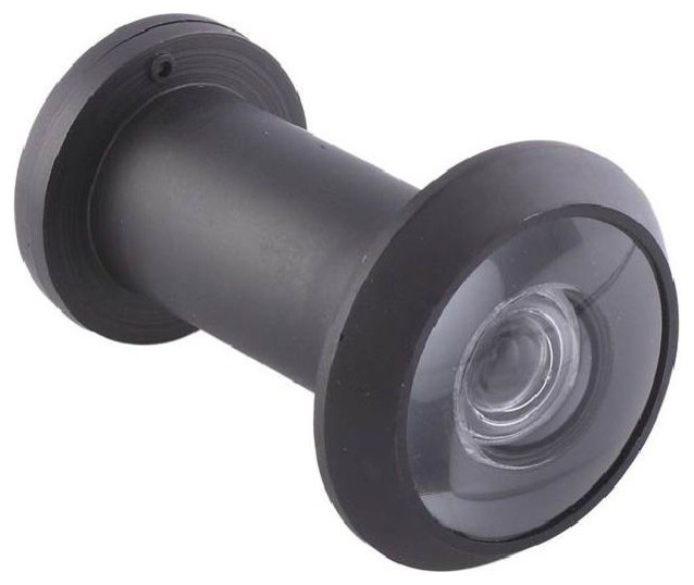 Solid Brass Door Viewer, Oil Rubbed Bronze Transitional Front Doors