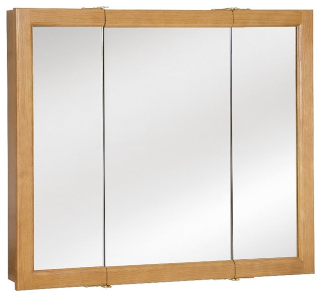 Richland 36Inch Wood Medicine in Nutmeg Oak Transitional