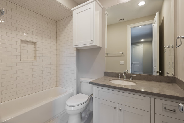 Transitional home design photo in Houston