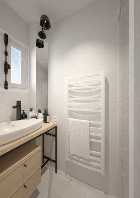 Salle d'eau contemporary-badrum