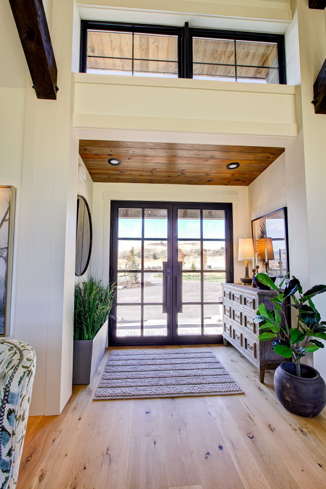 Entryway - cottage entryway idea in Other