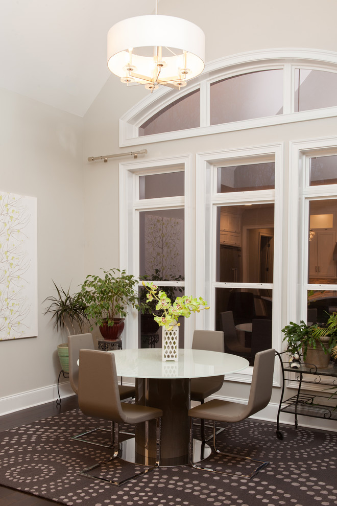 Inspiration for a transitional dining room remodel in Atlanta