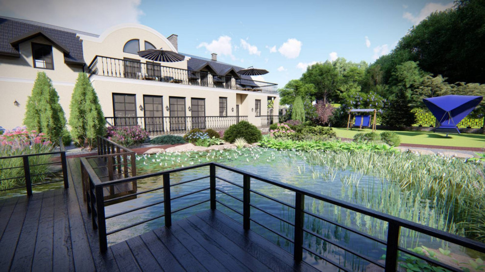 Ландшафтный проект благоустройства участка п. Куликово, Калининградская область