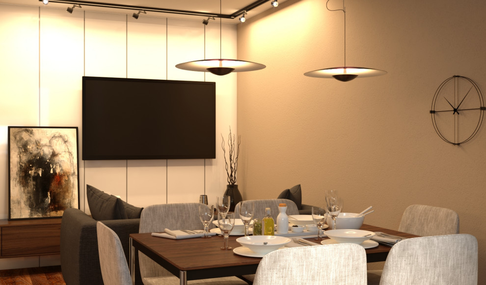 Кухня-гостиная в современном виде