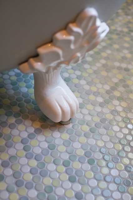 6 Spot-on Places to Use Penny Tiles