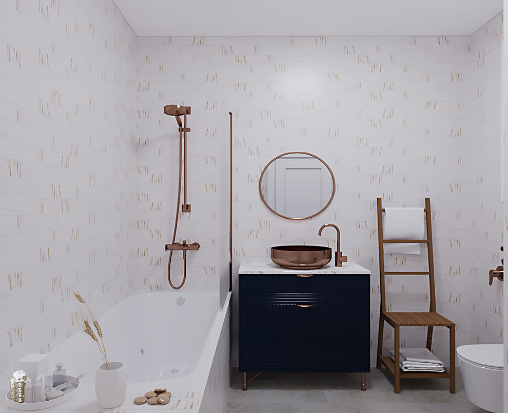 Дизайн интерьера ванной комнаты