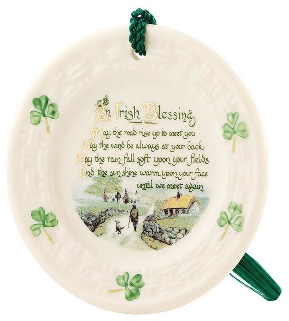 Belleek Irish Blessing Ornament Traditional Christmas Ornaments