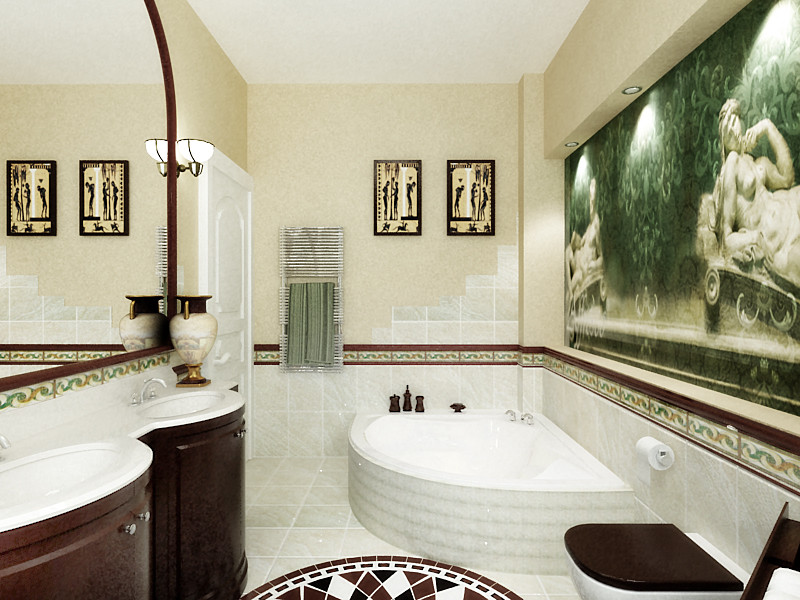 ванна в средиземноморском стиле