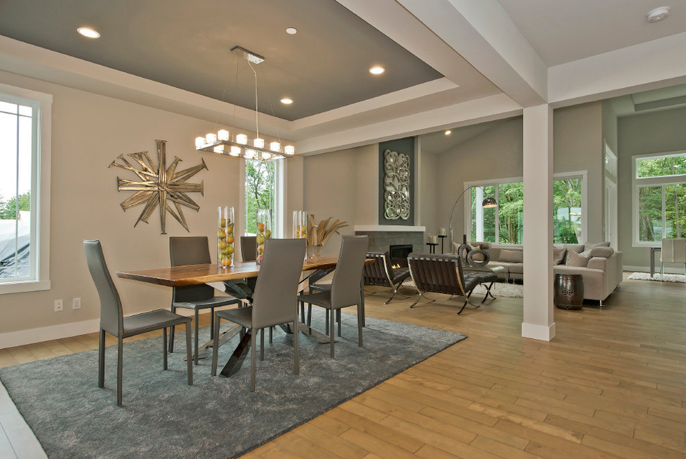 Inspiration for a transitional dining room remodel in Boise