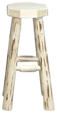 Montana Woodworks Homestead Backless Barstool in Lacquered