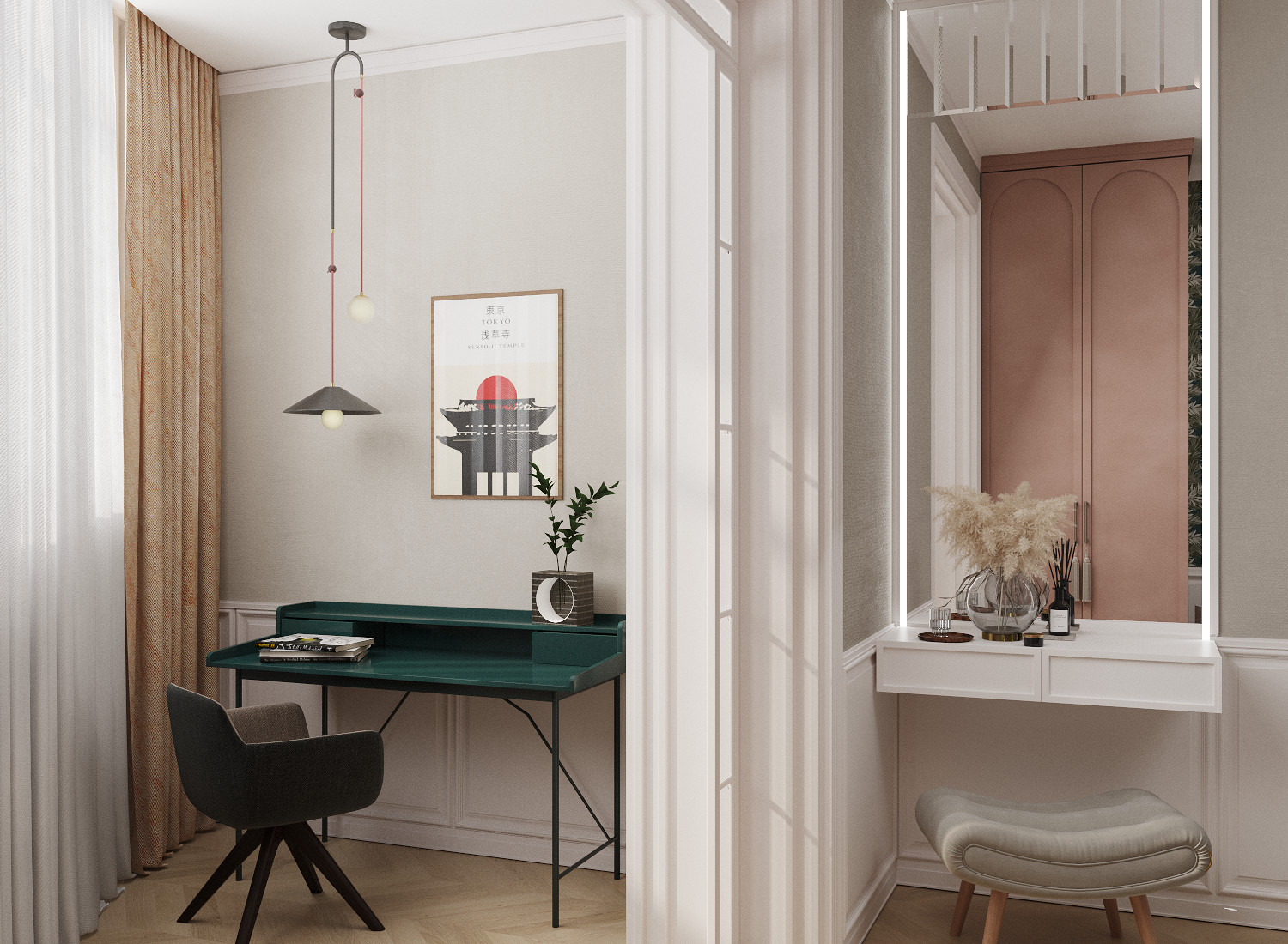 Дизайн-проект четырехкомнатной квартиры в ЖК "Звезда"