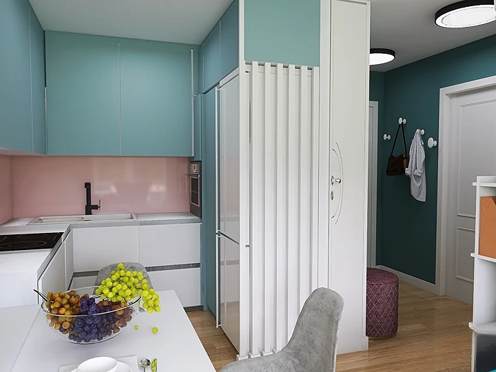 однокомнатная квартира для семьи с малышом