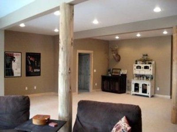 Basement - rustic basement idea