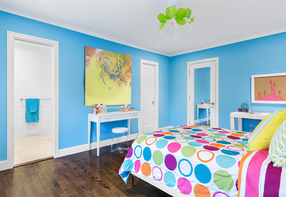This is an example of a contemporary kids' room in New York.