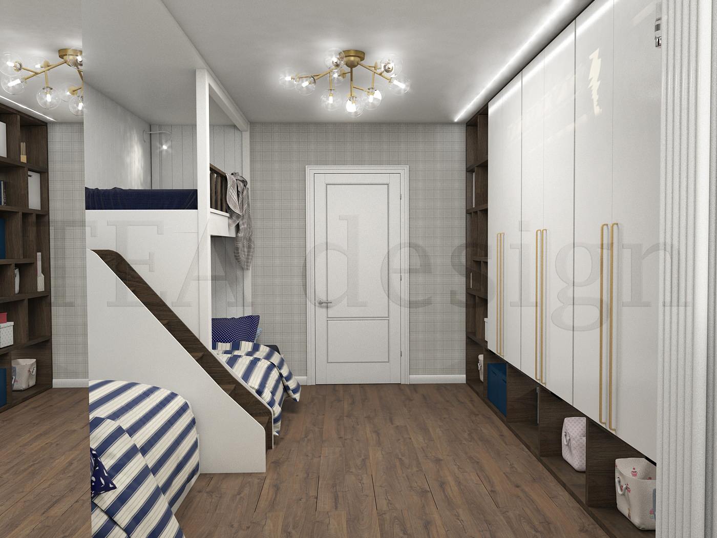 Детская для 3-х мальчиков