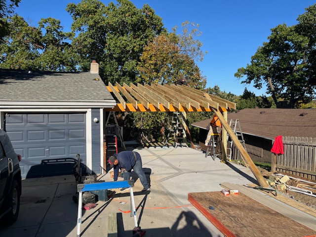 Carport Build & Driveway Extension in Lake Waukomis, MO