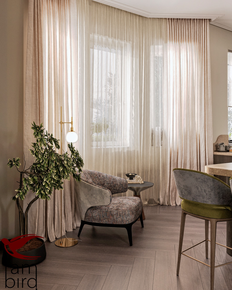 Современная классика с нотками ар-деко в КП "Гайд Парк"