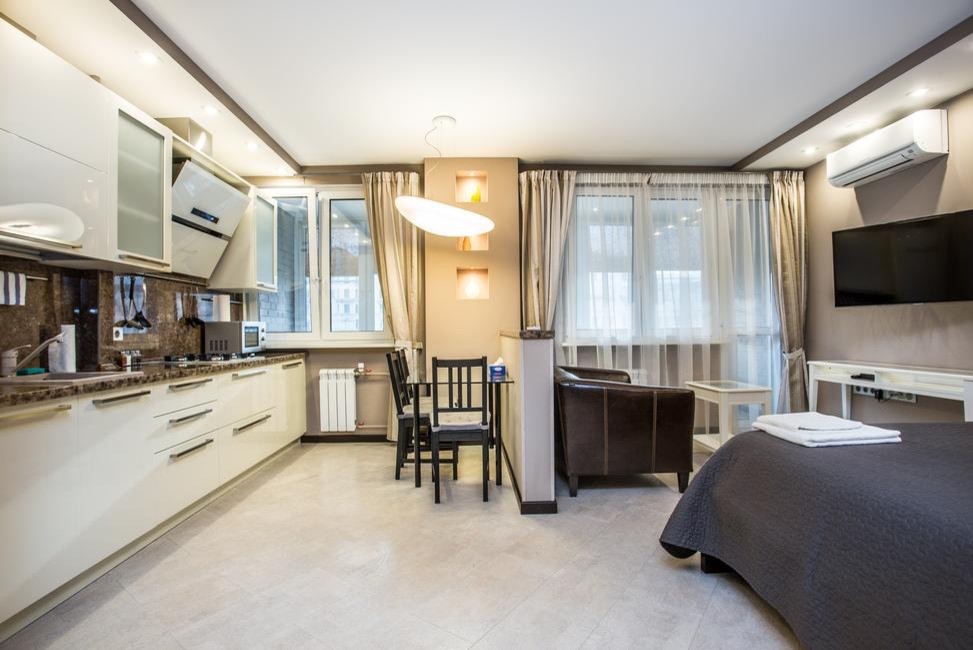 Современная маленькое пространство