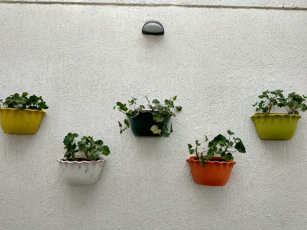 This is an example of a modern balcony in Bengaluru.
