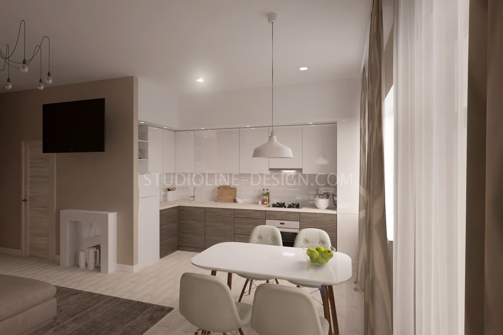 Дизайн интерьера студии в скандинавском стиле