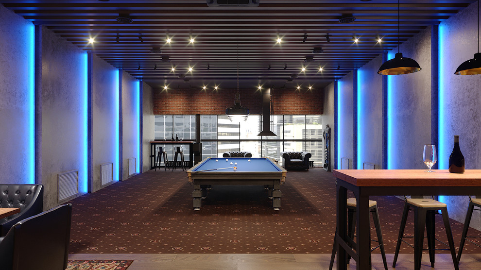 БИЛЬЯРДНАЯ  В СТИЛЕ ЛОФТ