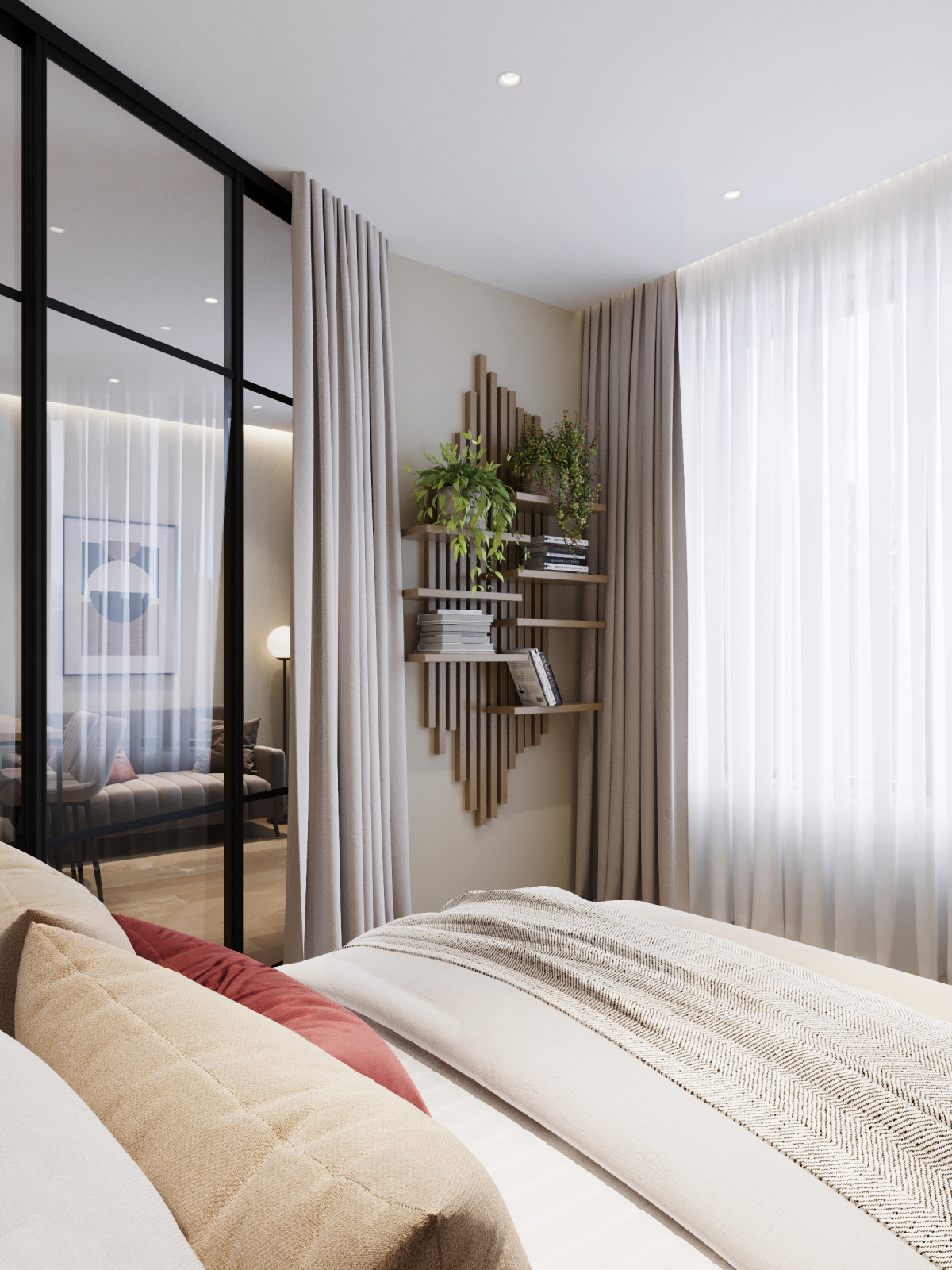 Однокомнатная квартира в современном стиле