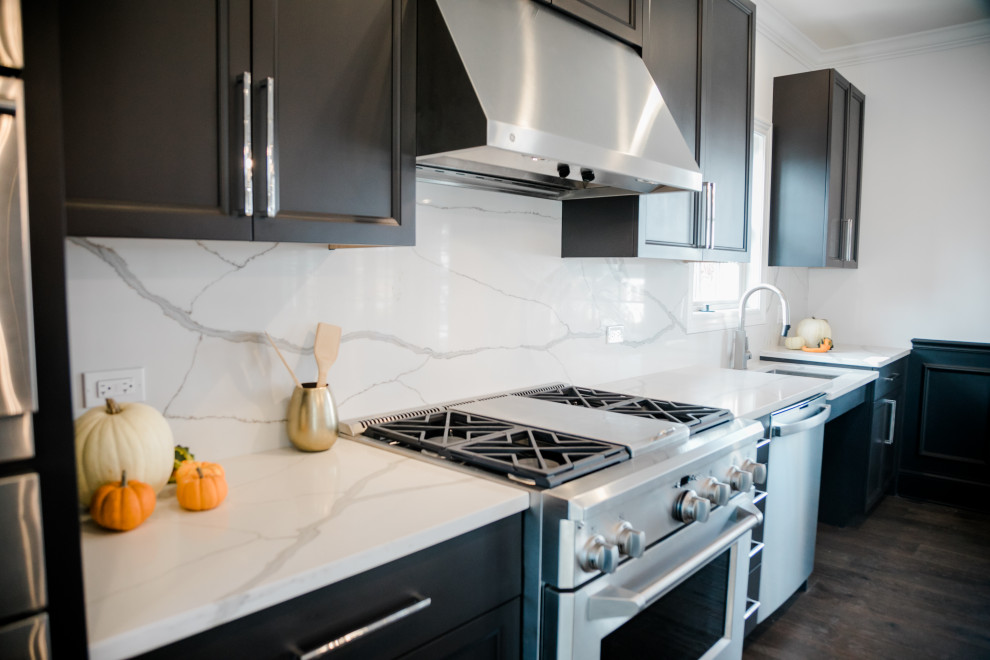 Inspiration for a transitional kitchen remodel in Chicago