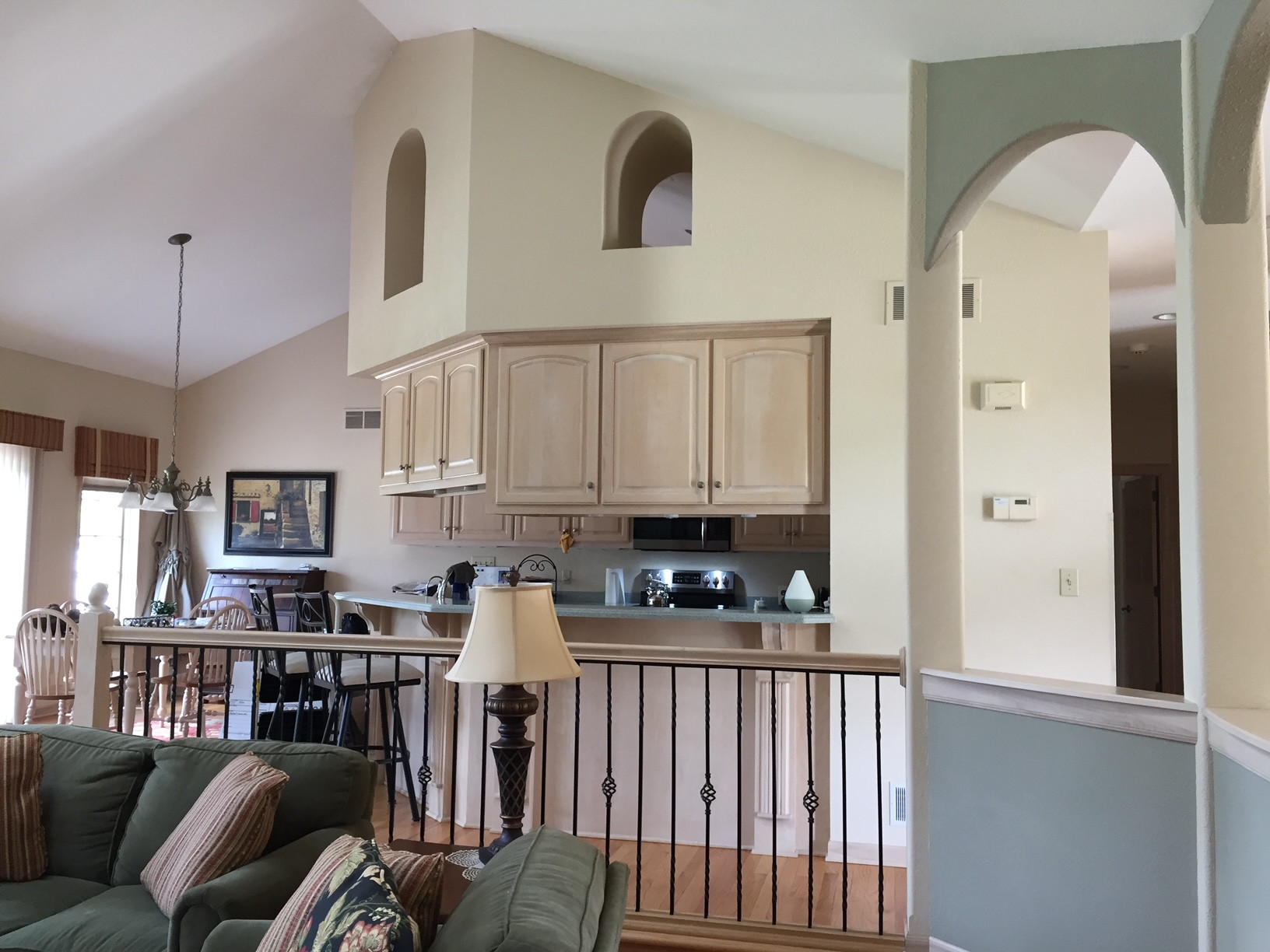 Pewaukee Kitchen and Living Room Remodel-before photo