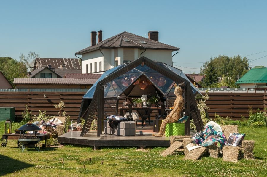 Первый канал "Фазенда" - Садовая беседка