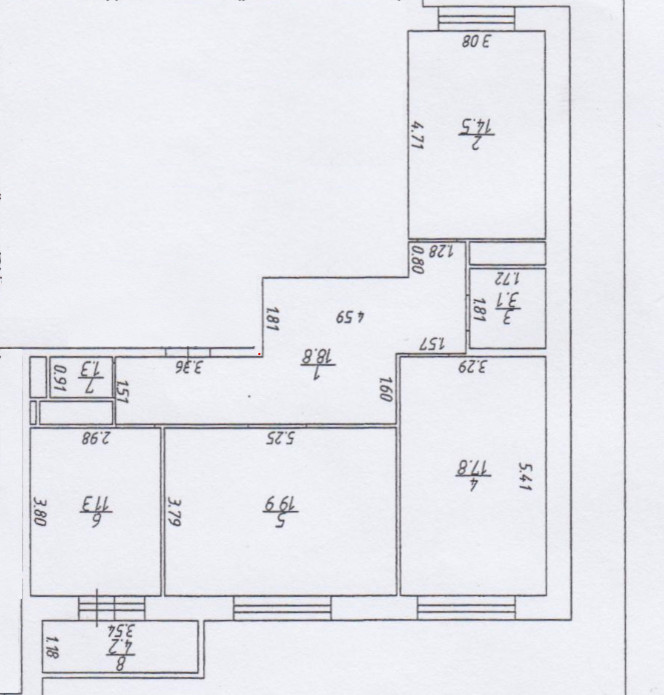 Дизайн трехкомнатной квартиры 76 кв. м в стиле минимализм. Фото проекта