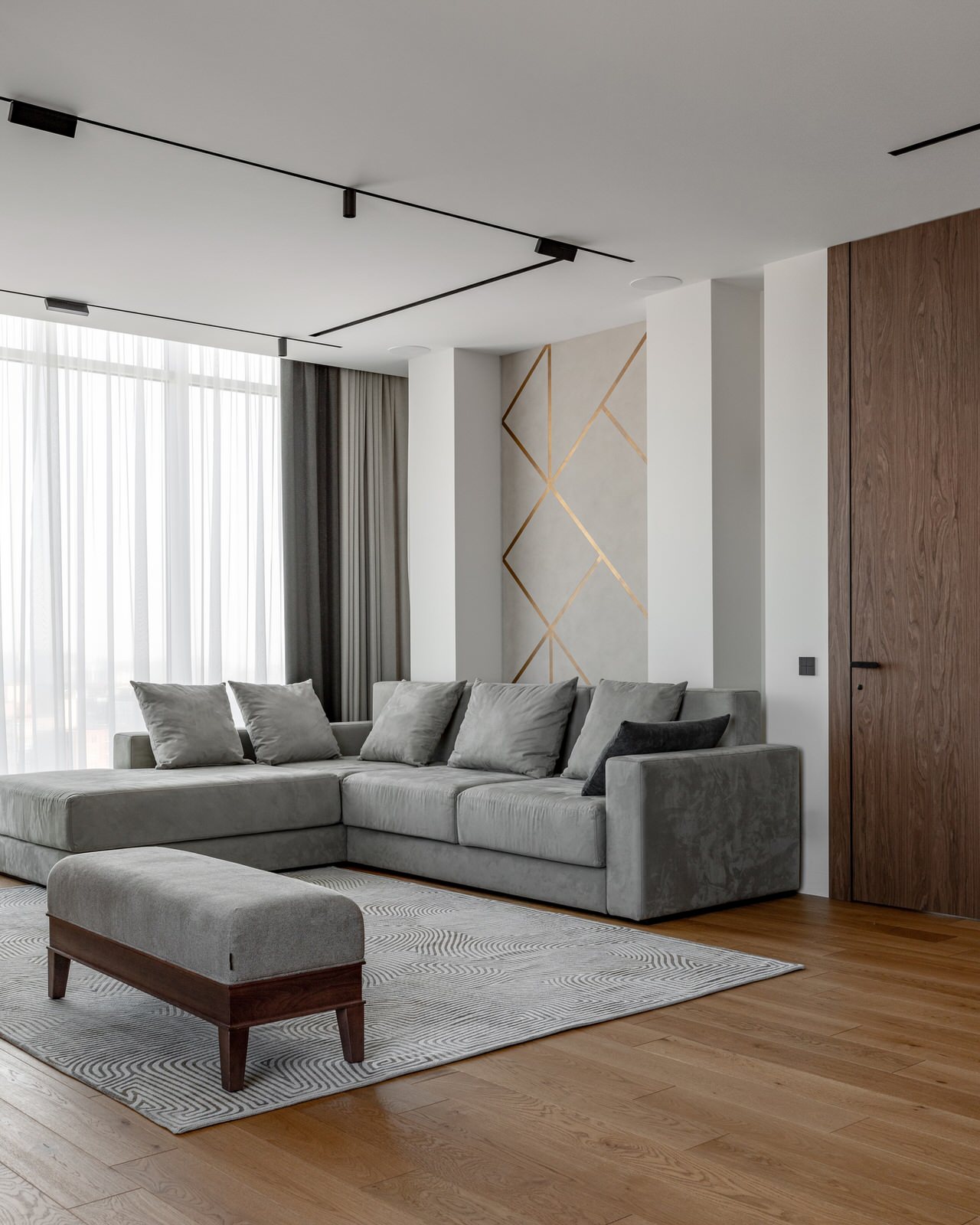 Реализованный дизайн-проект квартиры в ЖК "Высота"