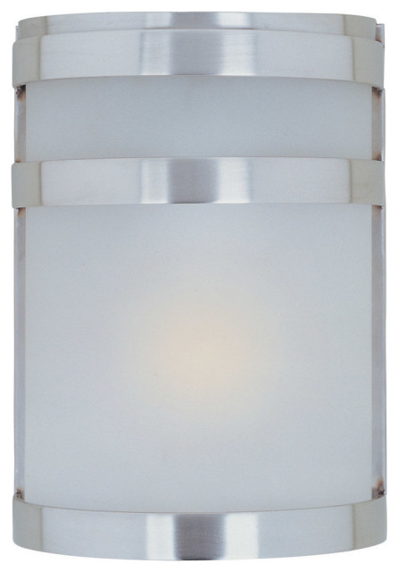 Maxim Arc 1-Light Outdoor Wall Lantern Stainless Steel - 5000FTSST
